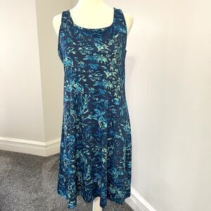 Columbia PFG Freezer III Dress Womens Large Carbon Kona Craze Print UPF 50